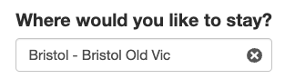 Fine your venue in search